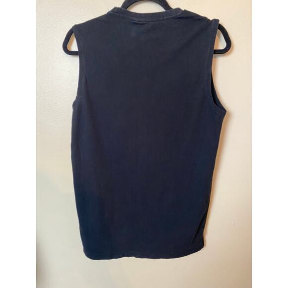 asos womens workout tank top small muscle tank black - Picture 3 of 4